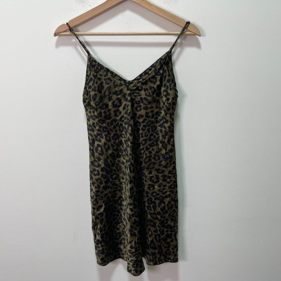 ZARA Animal Print Slip Dress sz XS - Picture 9 of 9